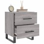 Bedside tables 2 units engineered wood gray Sonoma 40x35x47.5 cm by vidaXL, Nightstands - Ref: Foro24-827369, Price: 97,09 €,...