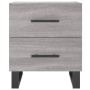 Bedside tables 2 units engineered wood gray Sonoma 40x35x47.5 cm by vidaXL, Nightstands - Ref: Foro24-827369, Price: 97,09 €,...