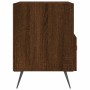 Mesita de noche madera de ingeniería roble marrón 40x35x47,5 cm de vidaXL, Mesitas de noche - Ref: Foro24-827386, Precio: 46,...