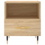 Mesita de noche madera de ingeniería roble Sonoma 40x35x47,5 cm de vidaXL, Mesitas de noche - Ref: Foro24-827394, Precio: 32,...