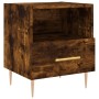 Mesita noche 2 uds madera ingeniería roble ahumado 40x35x47,5cm de vidaXL, Mesitas de noche - Ref: Foro24-827415, Precio: 69,...