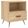 Mesita noche 2 uds madera ingeniería roble Sonoma 40x35x47,5 cm de vidaXL, Mesitas de noche - Ref: Foro24-827379, Precio: 70,...