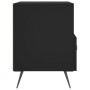 Mesita de noche madera de ingeniería negro 40x35x47,5 cm de vidaXL, Mesitas de noche - Ref: Foro24-827374, Precio: 41,07 €, D...