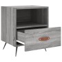 Mesitas noche 2 uds madera ingeniería gris Sonoma 40x35x47,5 cm de vidaXL, Mesitas de noche - Ref: Foro24-827385, Precio: 52,...