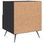 Mesita de noche madera de ingeniería negro 40x35x47,5 cm de vidaXL, Mesitas de noche - Ref: Foro24-827374, Precio: 41,07 €, D...