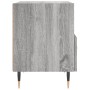 Mesita de noche madera de ingeniería gris Sonoma 40x35x47,5 cm de vidaXL, Mesitas de noche - Ref: Foro24-827400, Precio: 43,2...