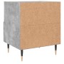 Mesita de noche madera ingeniería gris hormigón 40x35x47,5 cm de vidaXL, Mesitas de noche - Ref: Foro24-827396, Precio: 32,54...