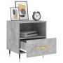 Concrete gray engineered wood bedside table 40x35x47.5 cm by vidaXL, Nightstands - Ref: Foro24-827396, Price: 32,54 €, Discou...