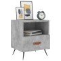 Bedside table 2 units in gray concrete engineered wood 40x35x47.5cm by vidaXL, Nightstands - Ref: Foro24-827381, Price: 73,01...