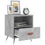 Mesita noche 2 uds madera ingeniería gris hormigón 40x35x47,5cm de vidaXL, Mesitas de noche - Ref: Foro24-827381, Precio: 73,...