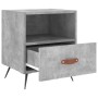 Mesita noche 2 uds madera ingeniería gris hormigón 40x35x47,5cm de vidaXL, Mesitas de noche - Ref: Foro24-827381, Precio: 73,...