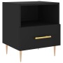 Black engineered wood nightstand 40x35x47.5 cm by vidaXL, Nightstands - Ref: Foro24-827406, Price: 50,67 €, Discount: %