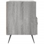 Mesita de noche madera de ingeniería gris Sonoma 40x35x47,5 cm de vidaXL, Mesitas de noche - Ref: Foro24-827384, Precio: 34,1...