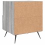 Sonoma gray engineered wood bedside table 40x35x47.5 cm by vidaXL, Nightstands - Ref: Foro24-827384, Price: 34,19 €, Discount: %