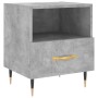 Bedside table 2 units in gray concrete engineered wood 40x35x47.5cm by vidaXL, Nightstands - Ref: Foro24-827397, Price: 69,70...