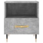 Bedside table 2 units in gray concrete engineered wood 40x35x47.5cm by vidaXL, Nightstands - Ref: Foro24-827397, Price: 69,70...