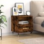 Smoked oak engineered wood bedside table 40x35x47.5 cm by vidaXL, Nightstands - Ref: Foro24-827398, Price: 40,56 €, Discount: %