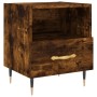 Smoked oak engineered wood bedside table 40x35x47.5 cm by vidaXL, Nightstands - Ref: Foro24-827398, Price: 40,56 €, Discount: %