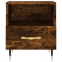 Smoked oak engineered wood bedside table 40x35x47.5 cm by vidaXL, Nightstands - Ref: Foro24-827398, Price: 40,56 €, Discount: %