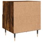 Mesita de noche madera ingeniería roble ahumado 40x35x47,5 cm de vidaXL, Mesitas de noche - Ref: Foro24-827398, Precio: 40,56...