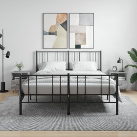 Mesitas noche 2 uds madera ingeniería gris Sonoma 40x35x47,5 cm de vidaXL, Mesitas de noche - Ref: Foro24-827433, Precio: 56,...