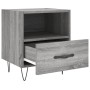 Mesitas noche 2 uds madera ingeniería gris Sonoma 40x35x47,5 cm de vidaXL, Mesitas de noche - Ref: Foro24-827433, Precio: 57,...