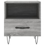 Mesitas noche 2 uds madera ingeniería gris Sonoma 40x35x47,5 cm de vidaXL, Mesitas de noche - Ref: Foro24-827433, Precio: 57,...