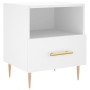 White engineered wood bedside table 40x35x47.5 cm by vidaXL, Nightstands - Ref: Foro24-827404, Price: 47,99 €, Discount: %