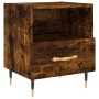 Mesita noche 2 uds madera ingeniería roble ahumado 40x35x47,5cm de vidaXL, Mesitas de noche - Ref: Foro24-827399, Precio: 51,...