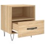 Mesita noche 2 uds madera ingeniería roble Sonoma 40x35x47,5 cm de vidaXL, Mesitas de noche - Ref: Foro24-827427, Precio: 67,...