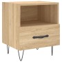 Nightstand 2 pcs engineered wood Sonoma oak 40x35x47.5 cm by vidaXL, Nightstands - Ref: Foro24-827427, Price: 66,99 €, Discou...