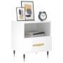 Nightstand 2 pcs glossy white engineered wood 40x35x47.5cm by vidaXL, Nightstands - Ref: Foro24-827393, Price: 75,92 €, Disco...