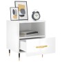 Nightstand 2 pcs glossy white engineered wood 40x35x47.5cm by vidaXL, Nightstands - Ref: Foro24-827393, Price: 75,92 €, Disco...