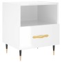 Nightstand 2 pcs glossy white engineered wood 40x35x47.5cm by vidaXL, Nightstands - Ref: Foro24-827393, Price: 75,92 €, Disco...