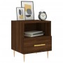 Nightstand 2 pcs oak brown engineered wood 40x35x47.5 cm by vidaXL, Nightstands - Ref: Foro24-827419, Price: 71,64 €, Discoun...