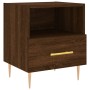 Nightstand 2 pcs oak brown engineered wood 40x35x47.5 cm by vidaXL, Nightstands - Ref: Foro24-827419, Price: 71,64 €, Discoun...