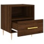 Nightstand 2 pcs oak brown engineered wood 40x35x47.5 cm by vidaXL, Nightstands - Ref: Foro24-827419, Price: 71,64 €, Discoun...