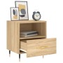 Mesita noche 2 uds madera ingeniería roble Sonoma 40x35x47,5 cm de vidaXL, Mesitas de noche - Ref: Foro24-827395, Precio: 69,...