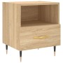 Mesita noche 2 uds madera ingeniería roble Sonoma 40x35x47,5 cm de vidaXL, Mesitas de noche - Ref: Foro24-827395, Precio: 69,...