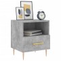 Bedside table 2 units in gray concrete engineered wood 40x35x47.5cm by vidaXL, Nightstands - Ref: Foro24-827413, Price: 74,80...