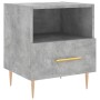 Bedside table 2 units in gray concrete engineered wood 40x35x47.5cm by vidaXL, Nightstands - Ref: Foro24-827413, Price: 74,80...