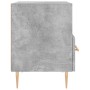 Mesita noche 2 uds madera ingeniería gris hormigón 40x35x47,5cm de vidaXL, Mesitas de noche - Ref: Foro24-827413, Precio: 74,...