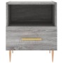 Mesita de noche madera de ingeniería gris Sonoma 40x35x47,5 cm de vidaXL, Mesitas de noche - Ref: Foro24-827416, Precio: 33,7...