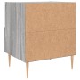 Mesita de noche madera de ingeniería gris Sonoma 40x35x47,5 cm de vidaXL, Mesitas de noche - Ref: Foro24-827416, Precio: 33,7...