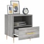 Mesita de noche madera de ingeniería gris Sonoma 40x35x47,5 cm de vidaXL, Mesitas de noche - Ref: Foro24-827416, Precio: 33,7...