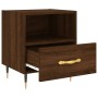 Nightstand 2 pcs oak brown engineered wood 40x35x47.5 cm by vidaXL, Nightstands - Ref: Foro24-827403, Price: 71,43 €, Discoun...