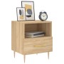 Nightstand 2 pcs engineered wood Sonoma oak 40x35x47.5 cm by vidaXL, Nightstands - Ref: Foro24-827411, Price: 68,74 €, Discou...