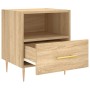 Nightstand 2 pcs engineered wood Sonoma oak 40x35x47.5 cm by vidaXL, Nightstands - Ref: Foro24-827411, Price: 68,74 €, Discou...