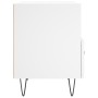 White engineered wood bedside table 40x35x47.5 cm by vidaXL, Nightstands - Ref: Foro24-827420, Price: 39,99 €, Discount: %