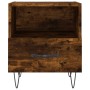 Mesita noche 2 uds madera ingeniería roble ahumado 40x35x47,5cm de vidaXL, Mesitas de noche - Ref: Foro24-827431, Precio: 66,...